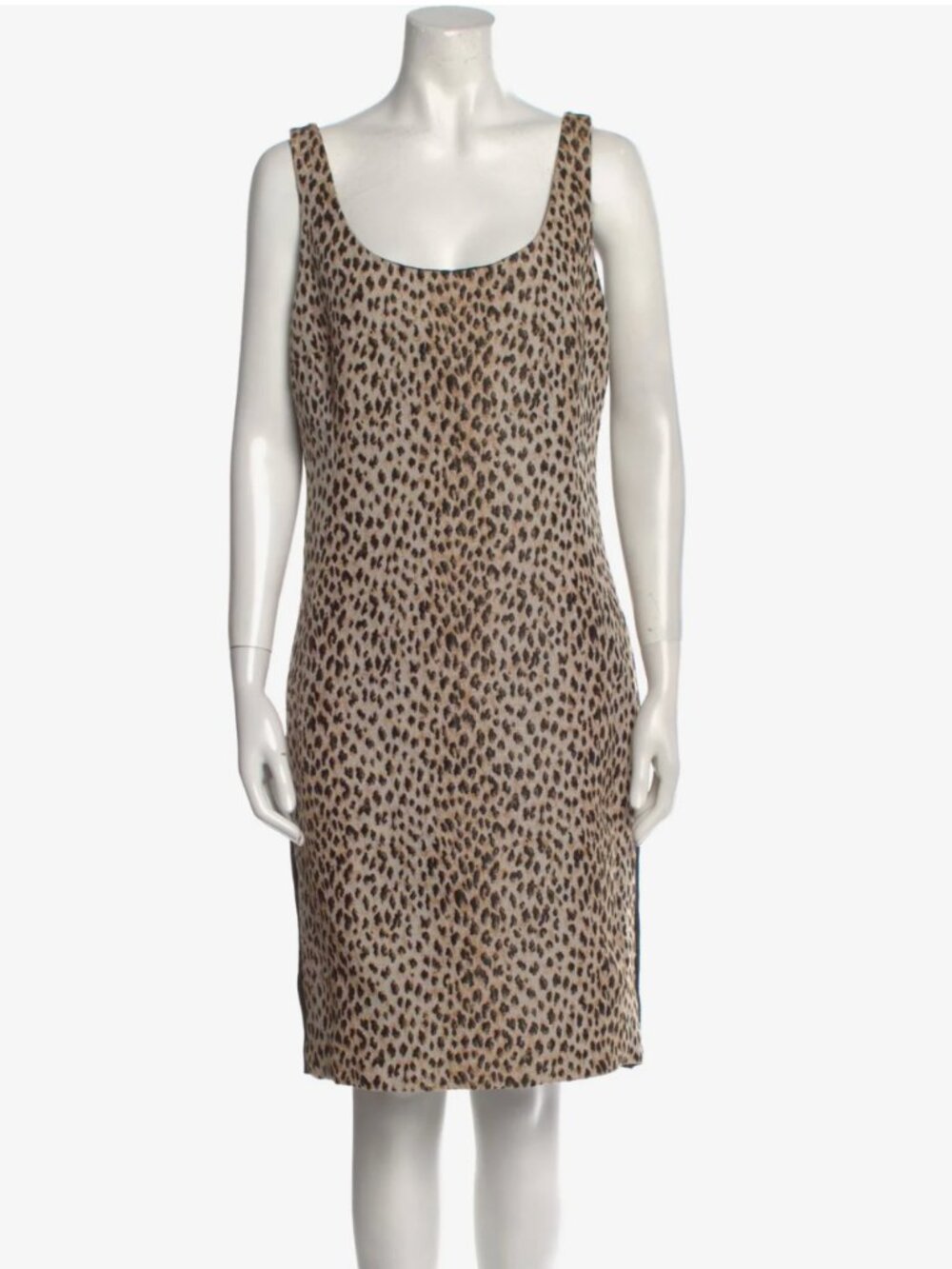 Diane von Furstenberg  Animal Print Knee-Length Dress Size XL US 14